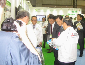 ナノダックスはエコプロ展に三菱電機と一緒に出展しました。