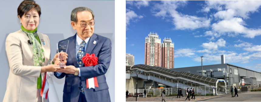 ナノダックスは産業交流展に出展し、小池都知事より奨励賞を受賞し、表彰されました。